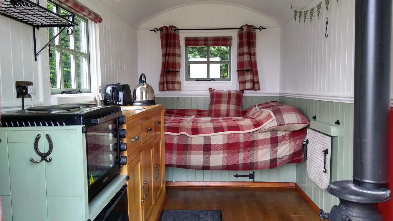 Shepherd'S Lodge - Shepherd'S Hut With Devon Views For Up To Two People And One Smaller Dog Wrangaton Exterior photo